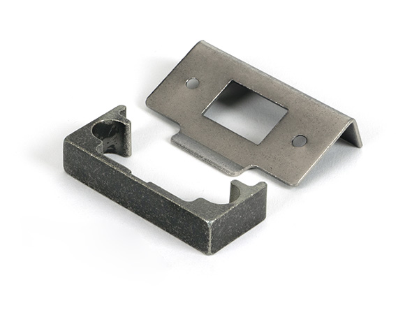 Pewter '' Rebate Kit for Tubular Mortice Latch