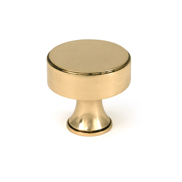 Polished Bronze Scully Cabinet Knob - 32mm