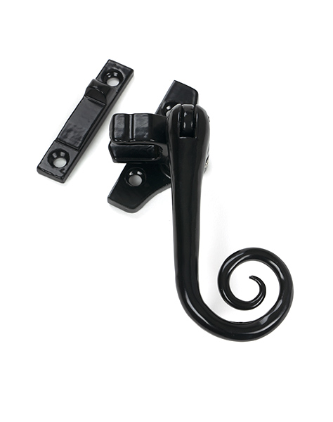 Black Night-Vent Locking Monkeytail Fastener (Steel Window)