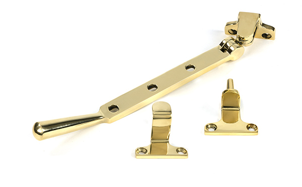 Polished Brass 8'' Newbury Stay (Steel Window)