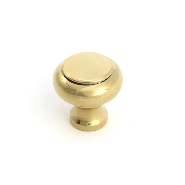 Polished Brass Regency Cabinet Knob - Small