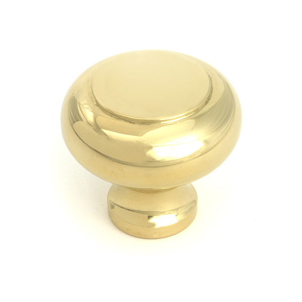 Polished Brass Regency Cabinet Knob - Large