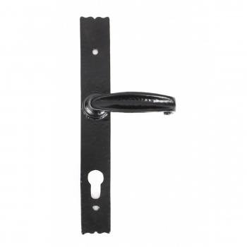 Black Cottage Lever Espag. Lock Set