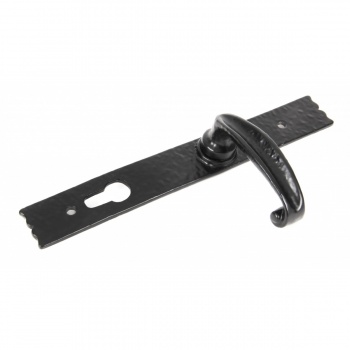 Black Cottage Lever Espag. Lock Set