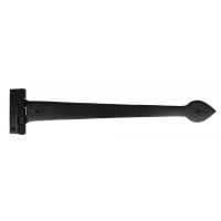 Black Smooth 18'' T Hinge (Pair)