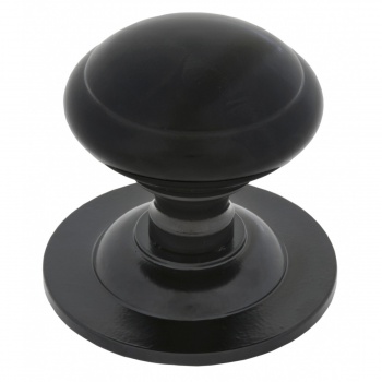 Black Centre Door Knob