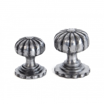 Natural Smooth Cabinet Knob (With Base) - Small