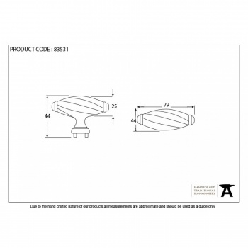 Natural Smooth Cabinet Handle