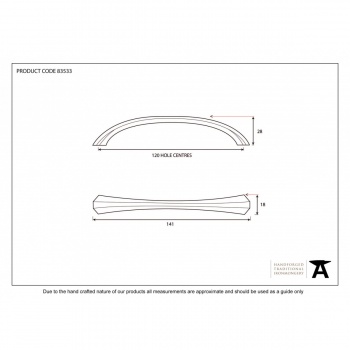 Natural Smooth 5'' Shell Pull Handle