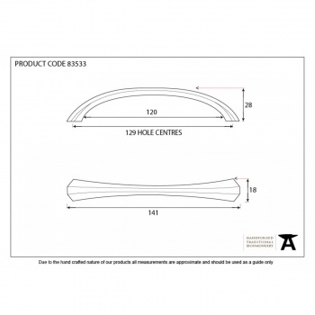 Natural Smooth 5'' Shell Pull Handle