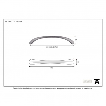 Natural Smooth 7'' Shell Pull Handle