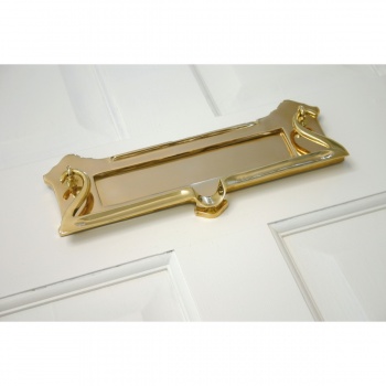 Polished Brass Postal Letter Plate