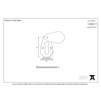 Polished Nickel Plain Escutcheon