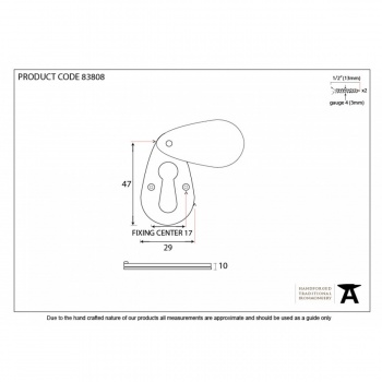 Polished Nickel Plain Escutcheon