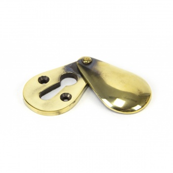 Aged Brass Plain Escutcheon