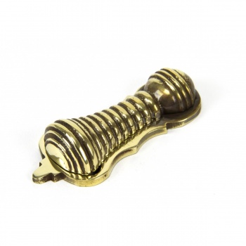 Aged Brass Beehive Escutcheon