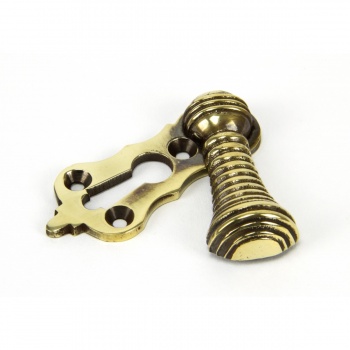 Aged Brass Beehive Escutcheon