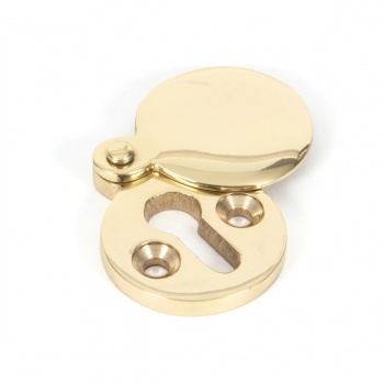 Polished Brass Round Escutcheon