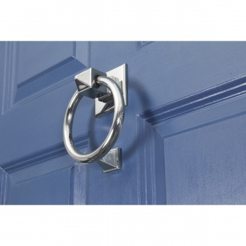 Polished Chrome Ring Door Knocker