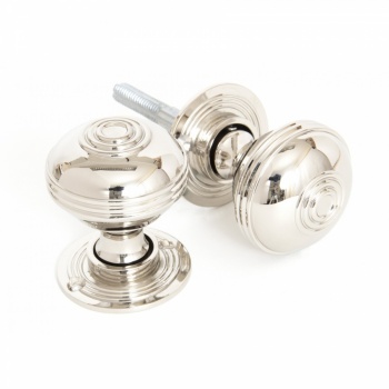 Polished Nickel Prestbury Mortice/Rim Knob Set