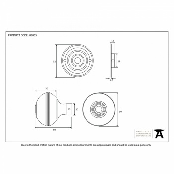 Polished Nickel Prestbury Mortice/Rim Knob Set