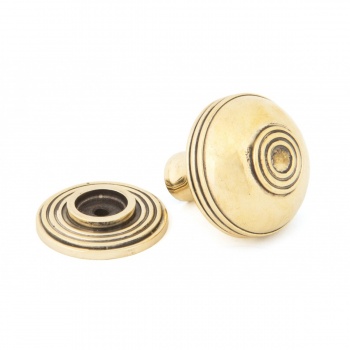 Aged Brass Prestbury Cabinet Knob - Large