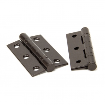 Aged Bronze 3'' Ball Bearing Butt Hinge (Pair)