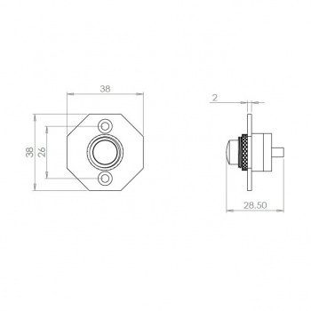 Octagonal Bell Push