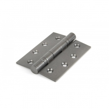 Pewter 4'' Ball Bearing Butt Hinge (Pair)