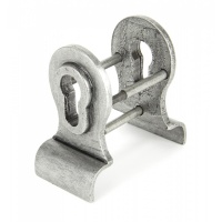 Pewter Euro Door Pull - Back-To-Back Fixing