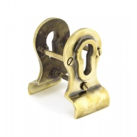 Aged Brass 50mm Euro Door Pull (Back To Back Fixings)