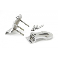 Polished Chrome 50mm Euro Door Pull (Back To Back Fixings)