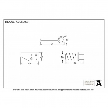 Polished Brass Flush Sash Stop (Keyed)