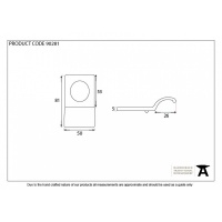 Polished Nickel Rim Cylinder Pull