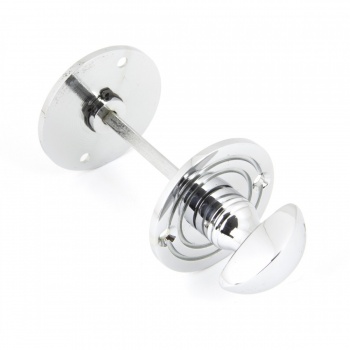 Polished Chrome Round Bathroom Thumbturn