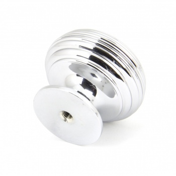 Polished Chrome Beehive Cabinet Knob - Large