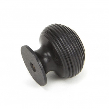 Aged Bronze Beehive Cabinet Knob - Small