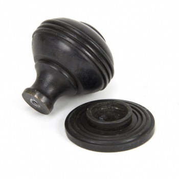 Aged Bronze Prestbury Cabinet Knob - Large