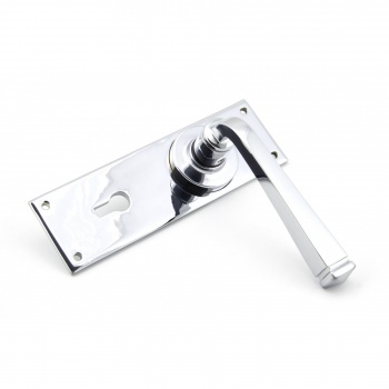 Polished Chrome Avon Lever Lock Set