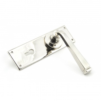 Polished Nickel Avon Lever Lock Set