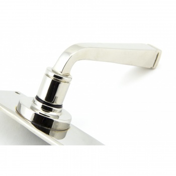 Polished Nickel Avon Lever Latch Set