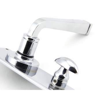 Polished Chrome Avon Lever Bathroom Set