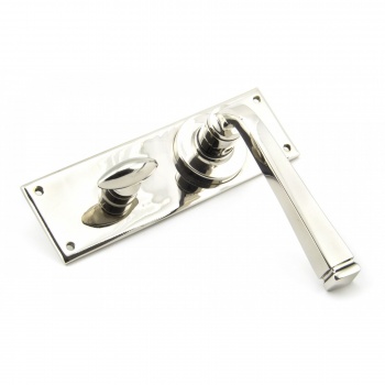 Polished Nickel Avon Lever Bathroom Set