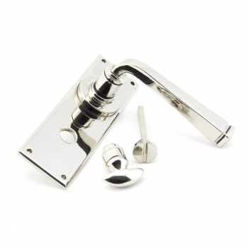 Polished Nickel Avon Lever Bathroom Set