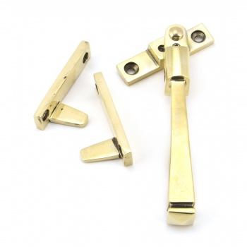 Aged Brass Night-Vent Locking Avon Fastener