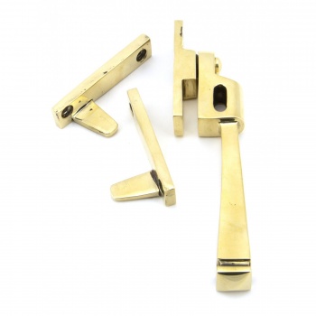 Aged Brass Night-Vent Locking Avon Fastener