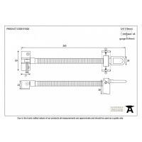 Polished Brass 12'' Fanlight Screw Opener