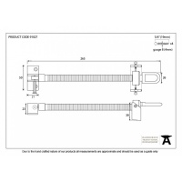 Polished Chrome 12'' Fanlight Screw Opener