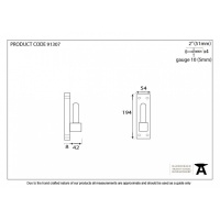 Pewter Frame Hook For 33741 (Pair)