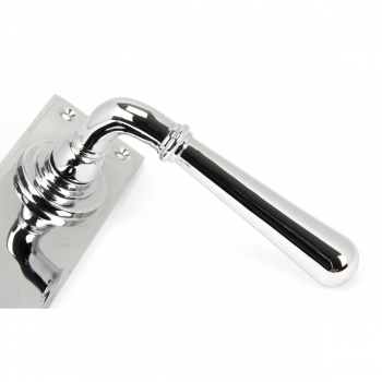 Polished Chrome Newbury Lever Lock Set